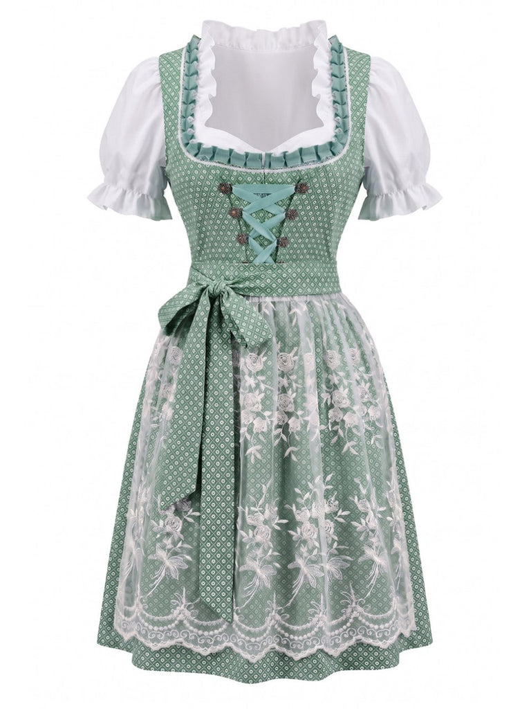 1950s Square Neck Two Piece Set 3