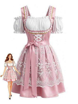 Pink 1950s Vintage Classic Dress