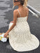 Beige 1940s Polka Dot Vintage Dress 3