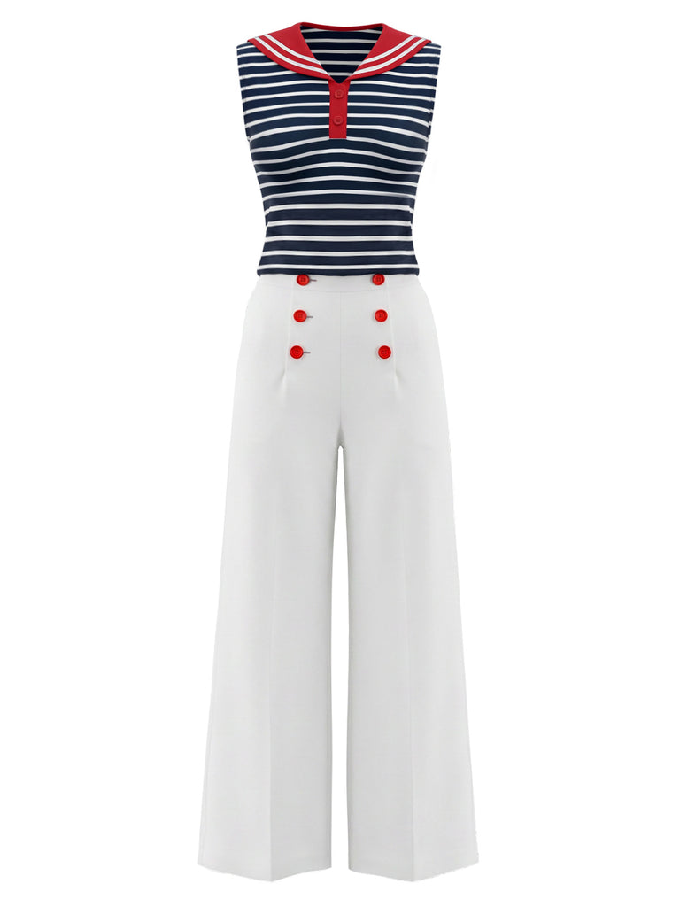 [Pre-Sale] Rblw 1950s Striped Patchwork Two Piece Set 5