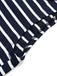 [Pre-Sale] Red & Blue & White 1950s Stripe Sailor Collar Sleeveless Top