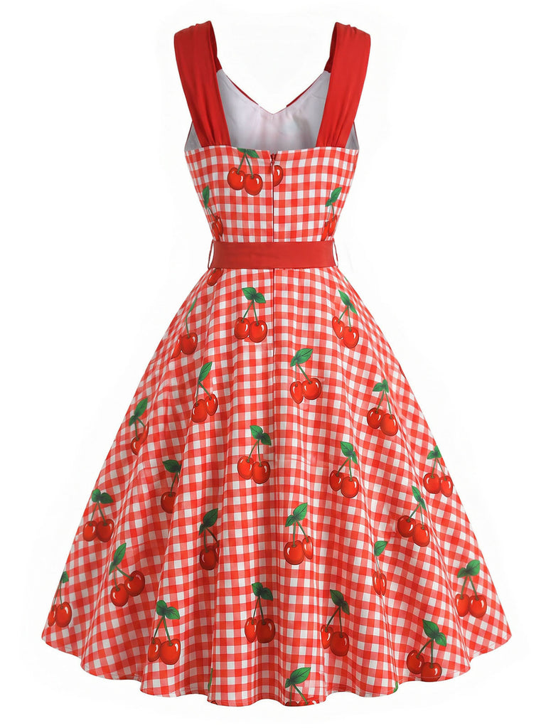 [Pre-Sale] Flame Scarlet 1950s Vintage Dress 5