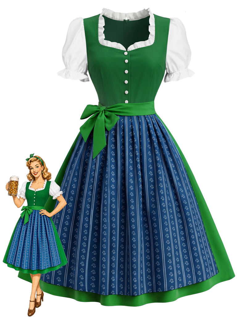[Pre-Sale] Lake Green 1950s Ruffle Two Piece Set 9