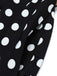 [Pre-Sale] Yellow Black 1960s Polka Dot Ruffle Patchwork Dress 5