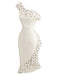[Pre-Sale] Cream Color 1960s Polka Dot Ruffle Dress 4
