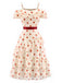 [Pre-Sale] True Red 1960s Polka Dot Ruffle Dress 2