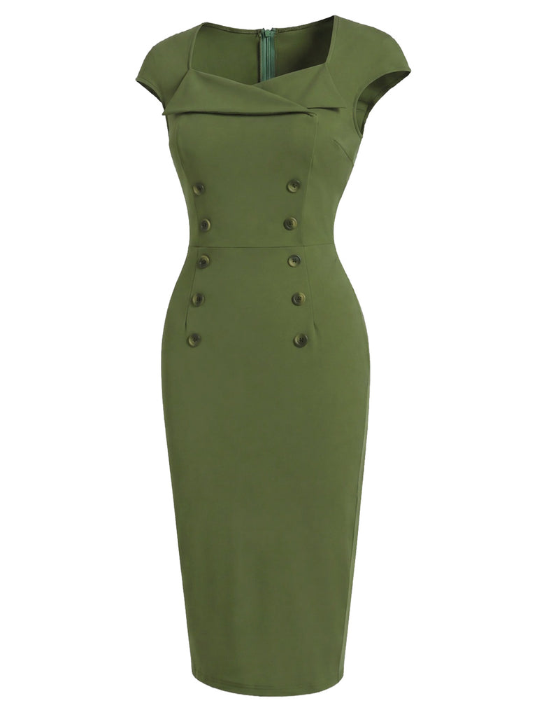 [Pre-Sale] Champagne 1950s Vintage Classic Dress 3