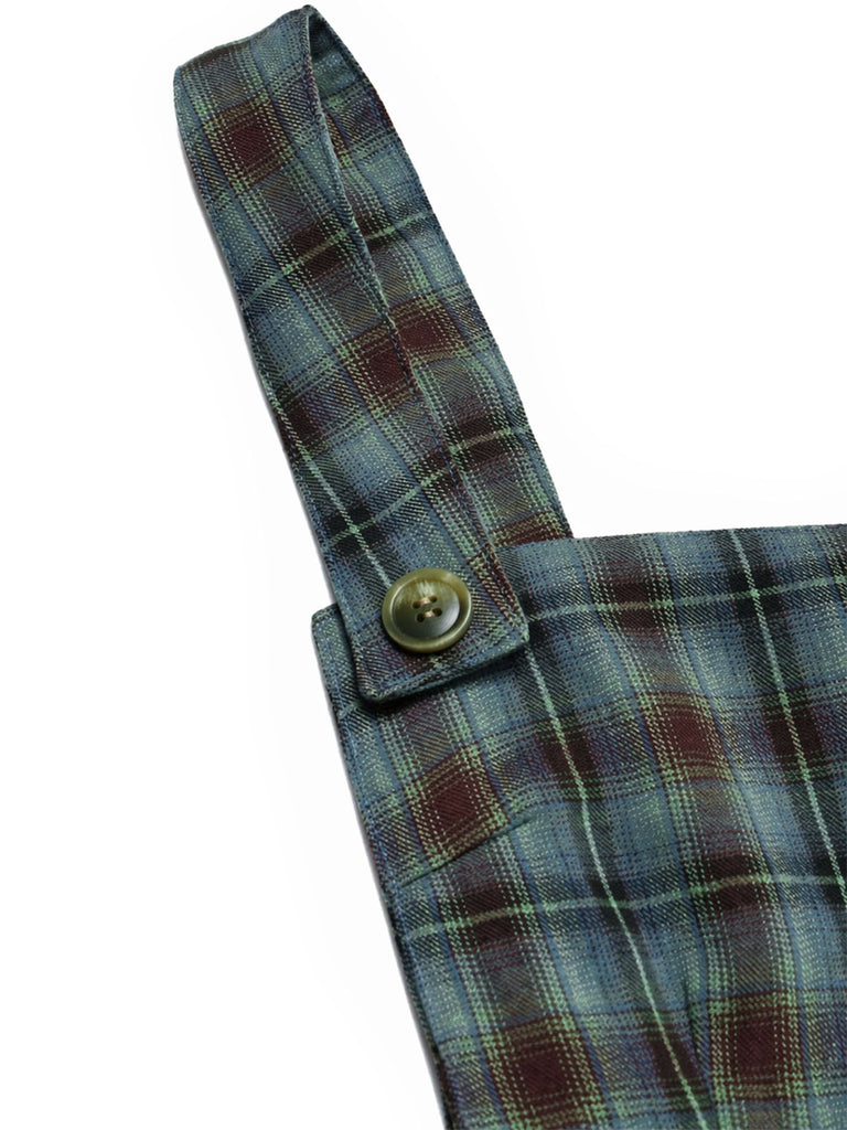 [Pre-Sale] Lake Green Plaid Lace Blouse 5