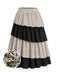 [Pre-Sale] Apricot Black 1930s Vintage Skirt