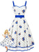 [Pre-Sale] Blw 1950s Polka Dot Floral Dress