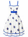 [Pre-Sale] Blw 1950s Polka Dot Floral Dress 3