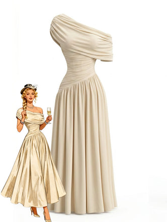 Elegant 1970s Vintage Classic Dress 4