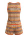 Orange 1960s Vintage Retro Pants 3