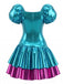 [Pre-Sale] Blue 1980s Square Neck Vintage Dress 2