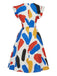 [Pre-Sale] Multicolor 1960s Vintage Retro Dress 3