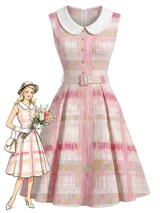 [Pre-Sale] Dark Pink 1950s Vintage Retro Dress