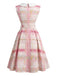 [Pre-Sale] Dark Pink 1950s Vintage Retro Dress 3