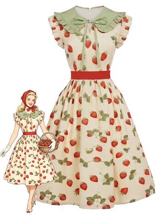 [Pre-Sale] 1950s Floral Belted Dress