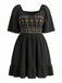 Black 1950s Vintage Retro Dress 2