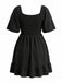 Black 1950s Vintage Retro Dress 3
