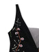 Black 1930s V Neck Vintage Dress 7