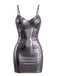 1960s Iridescent Metallic Spaghetti Strap Mini Dress