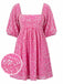 1960s Square Neck Vintage Classic Dress