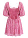 1960s Square Neck Vintage Classic Dress 2