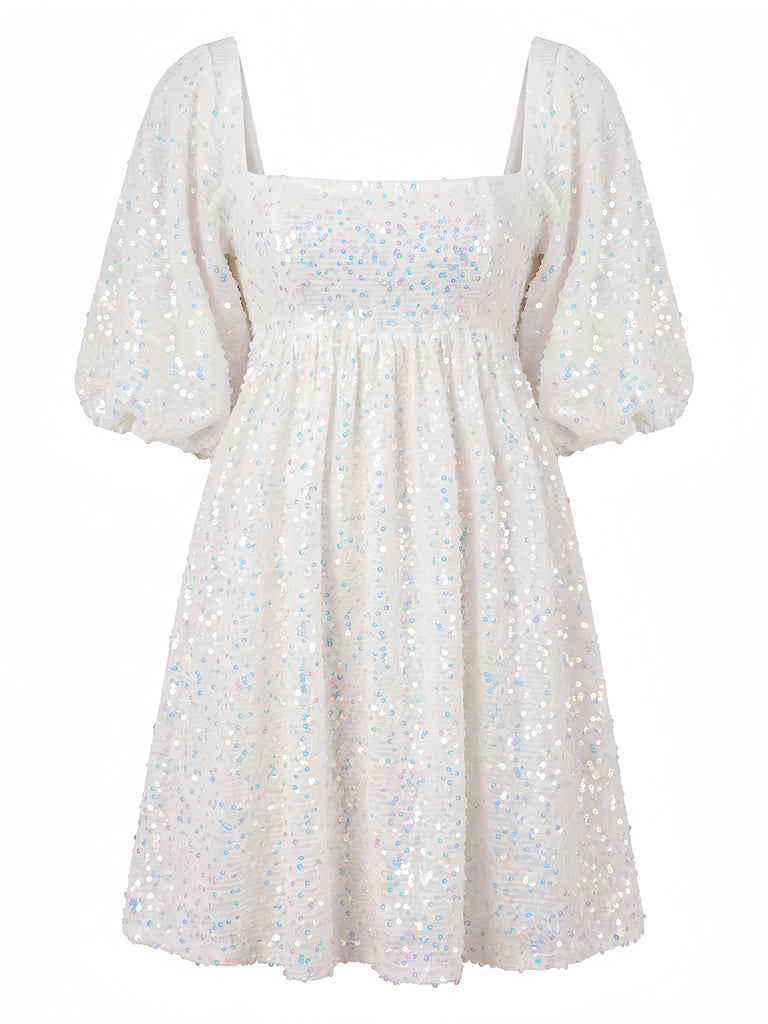 1960s Square Neck Vintage Classic Dress 4