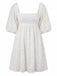1960s Square Neck Vintage Classic Dress 4