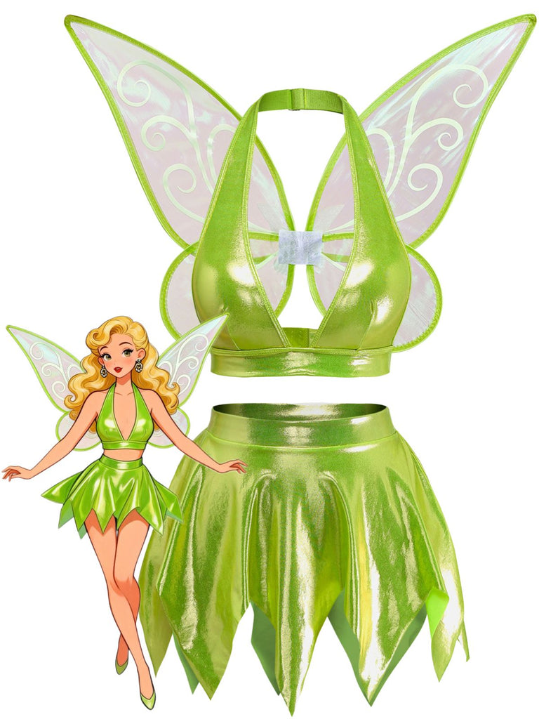 Green 1950s Vintage Two Piece Set