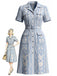 [Pre-Sale] Blw 1940s Floral Vintage Classic Dress