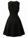 黑白拼色 1960s Dress 3