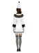 Black White 1940s Vintage Dress 6