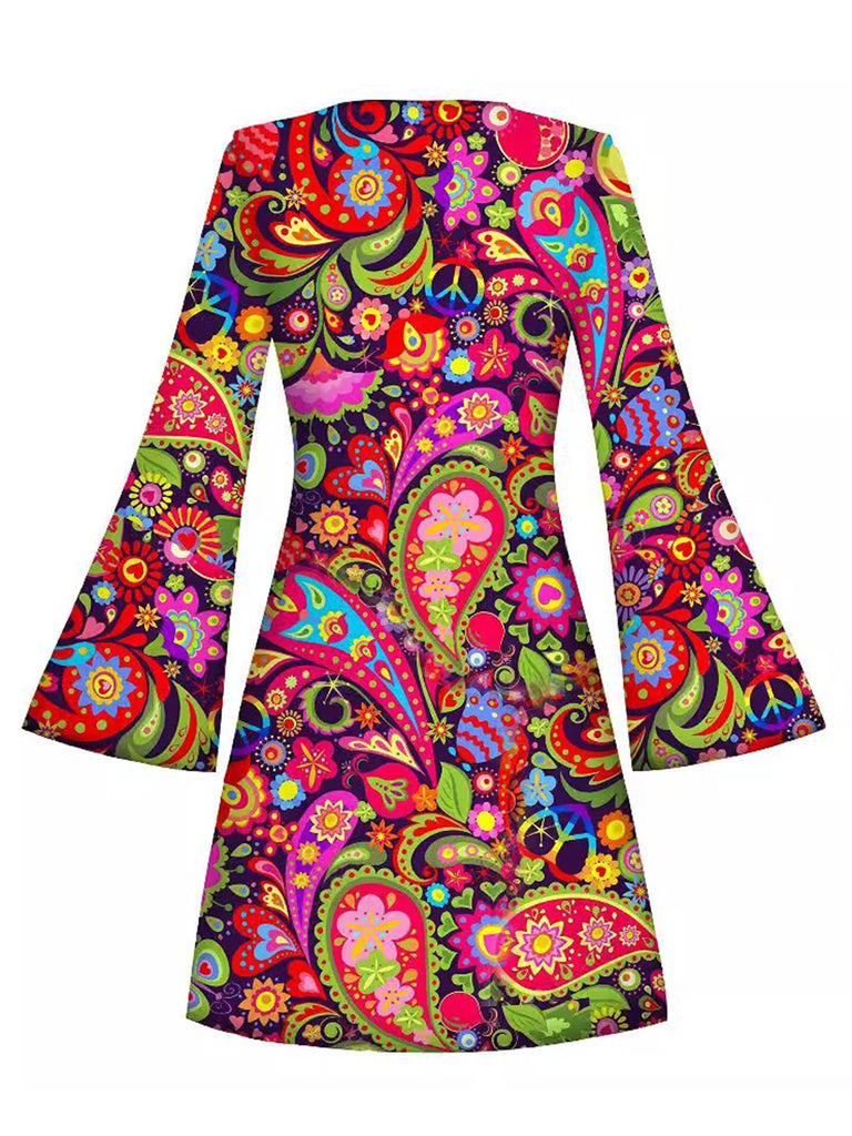 1980s Floral Dress 2
