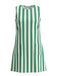 1960s Floral Striped Vintage Classic Dress