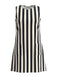 1960s Floral Striped Vintage Classic Dress 6