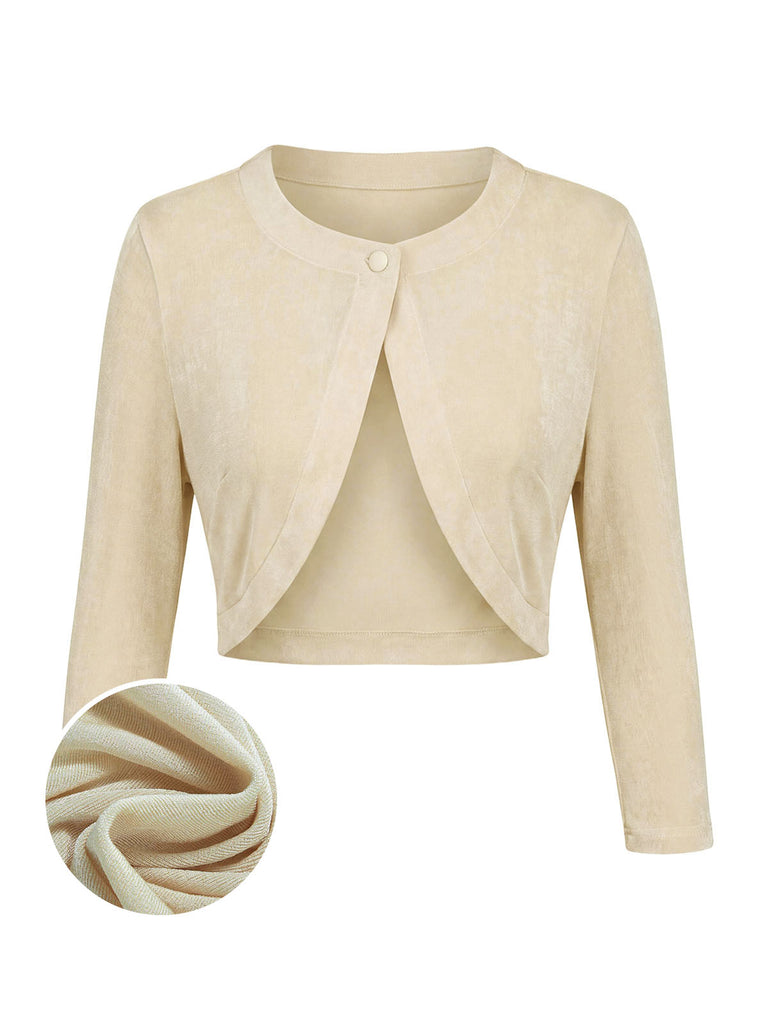 [Pre-Sale] Cream Color 1940s Vintage Top 5