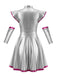 Rose Red 1970s Vintage Dress 7