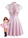 Pale Pink 1960s Vintage Dress 2