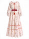 [Pre-Sale] Red White 1950s Vintage Dress 3