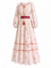 [Pre-Sale] Red White 1950s Vintage Dress 4