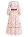 [Pre-Sale] Red White 1950s Vintage Dress 5