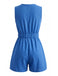 Lake Blue 1950s V Neck Jumpsuit 3