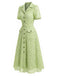 [Pre-Sale] Chartreuse 1960s Lace Dress 3