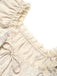 [Pre-Sale] Beige 1970s Lace Ruffle Blouse 11