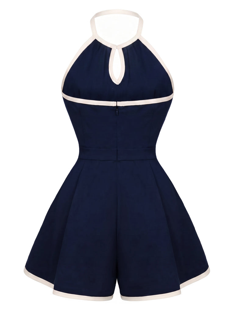 [Pre-Sale] Navy Blue 1970s Vintage Jumpsuit 3