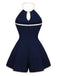 [Pre-Sale] Navy Blue 1970s Vintage Jumpsuit 3