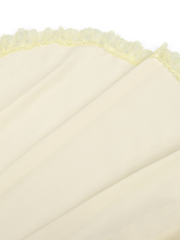 Beige 1950s Vintage Skirt 5