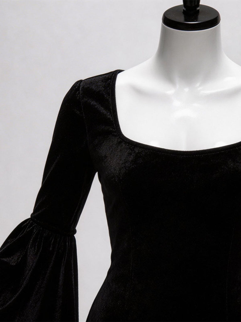 Black 1930s Vintage Dress 3